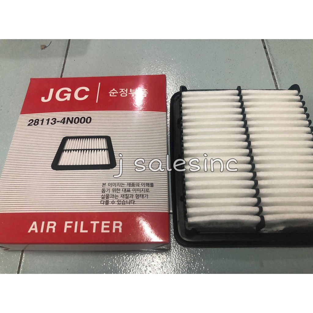 Genuine JGC AIR FILTER for Hyundai Eon 20102019 281134N000 Shopee
