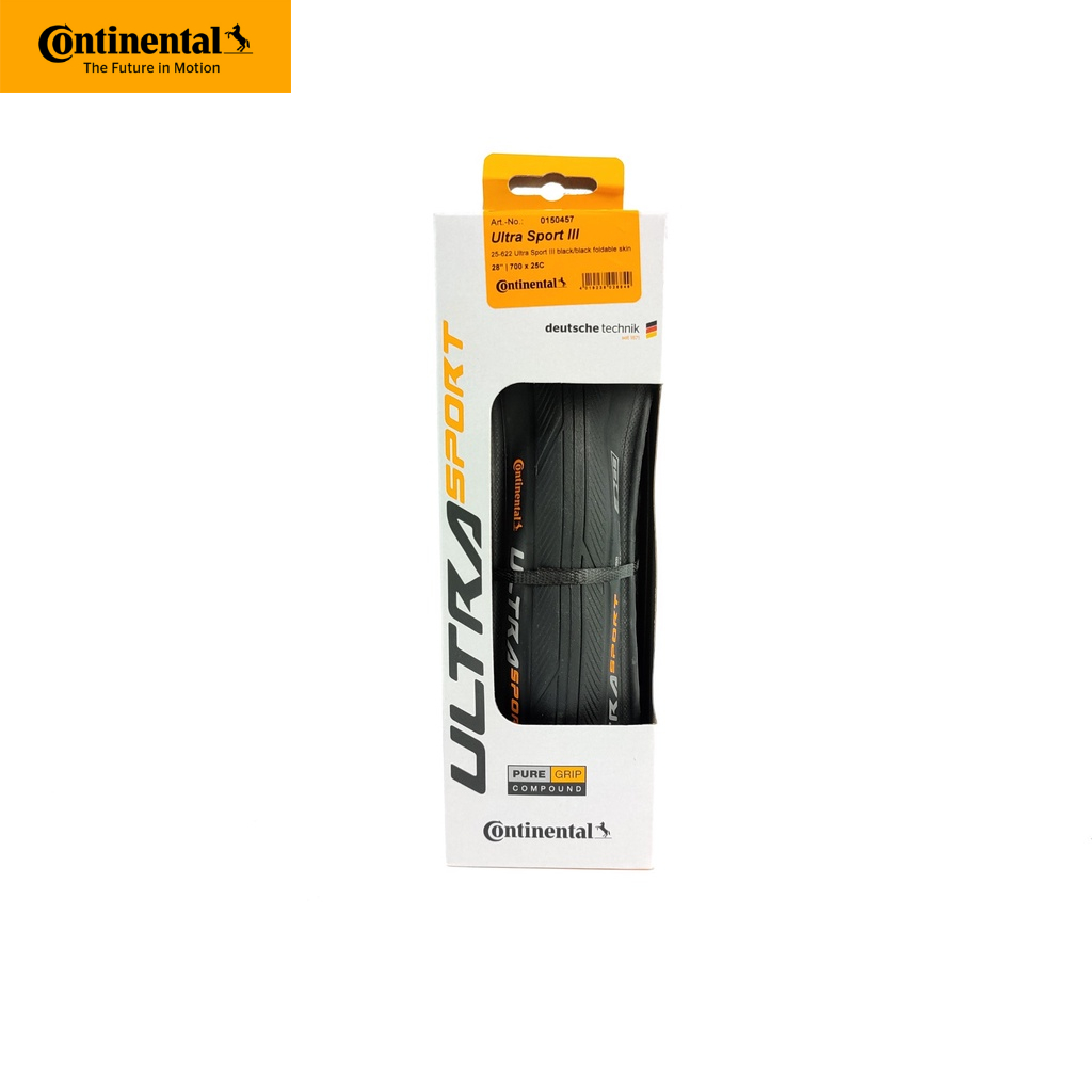 Continental Ultra Sport 3 Folding Road Tires 700c Pure Grip Compound Road Bike Tire Shopee