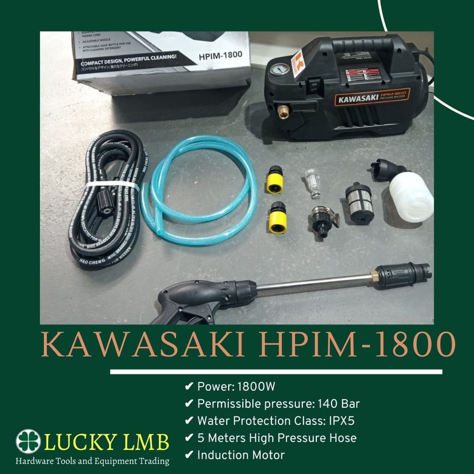 LMB Kawasaki High Pressure Washer HPIM 1800 New Model Kawasaki
