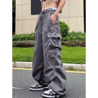 Bandage Low Waist Cargo Pants Gothic Punk Baggy Retro Kawaii