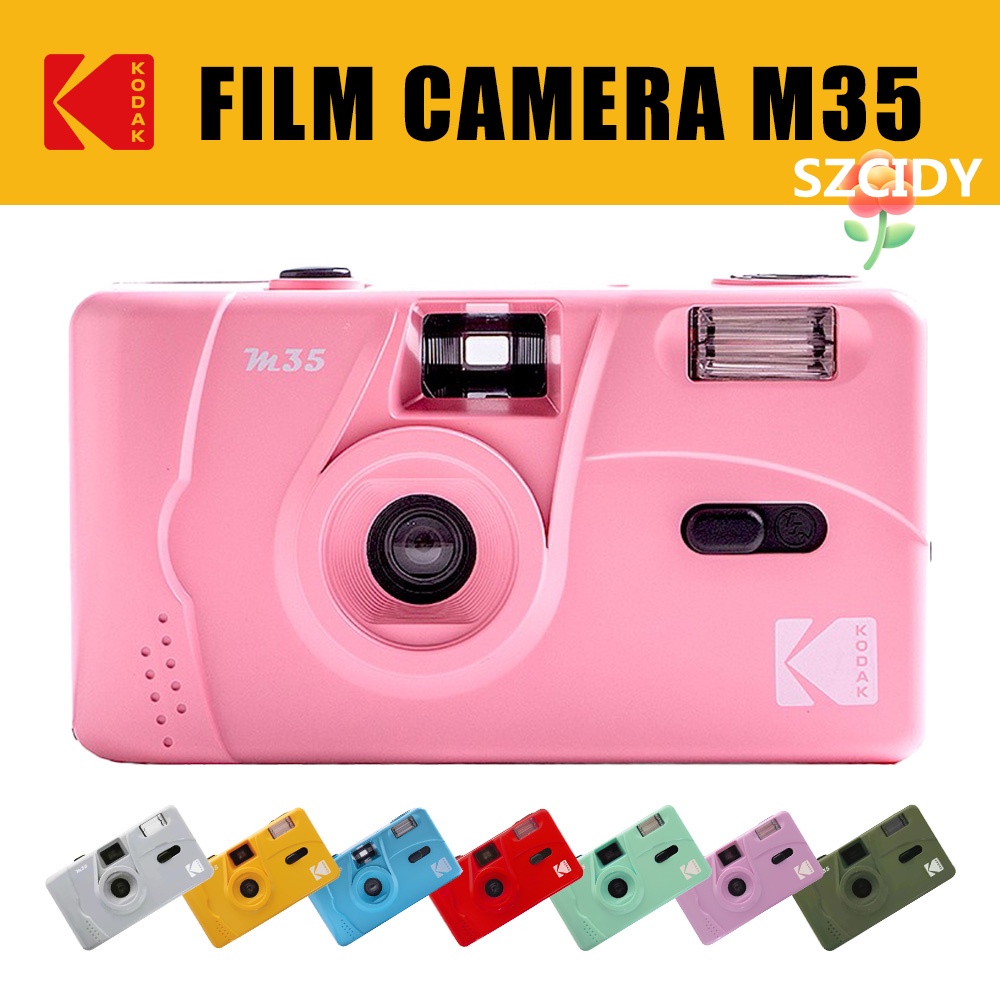 Kodak Vintage Retro M35 35mm Film Camera Reusable Film Camera Pink