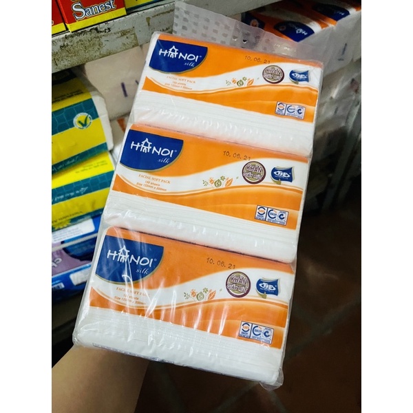 Combo of 3 pieces of HANOI RETRACT PAPER 150 SHEETS, 3 LAYERS Size 13,3 ...