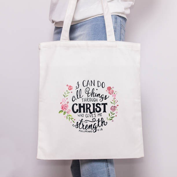 Inspirational discount tote bags