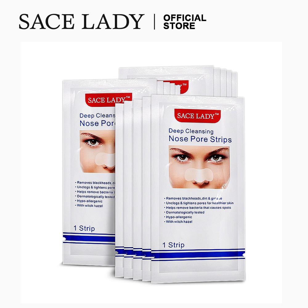 SACE LADY 14 Pcs Deep Cleansing Nose Strips Blackhead Remover Nose