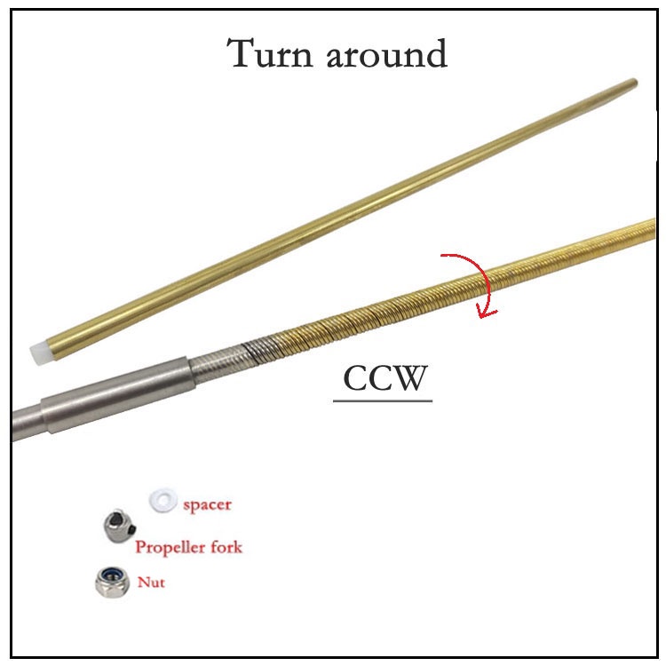 RC Boat Flexible Shaft, Flexible Shaft Forward Integrated