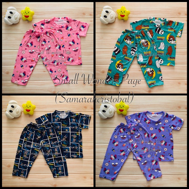 NEW! !CUTE PAJAMA TERNO SLEEPWEAR Cotton Spandex Direct Tahian wholesale & retail Shopee