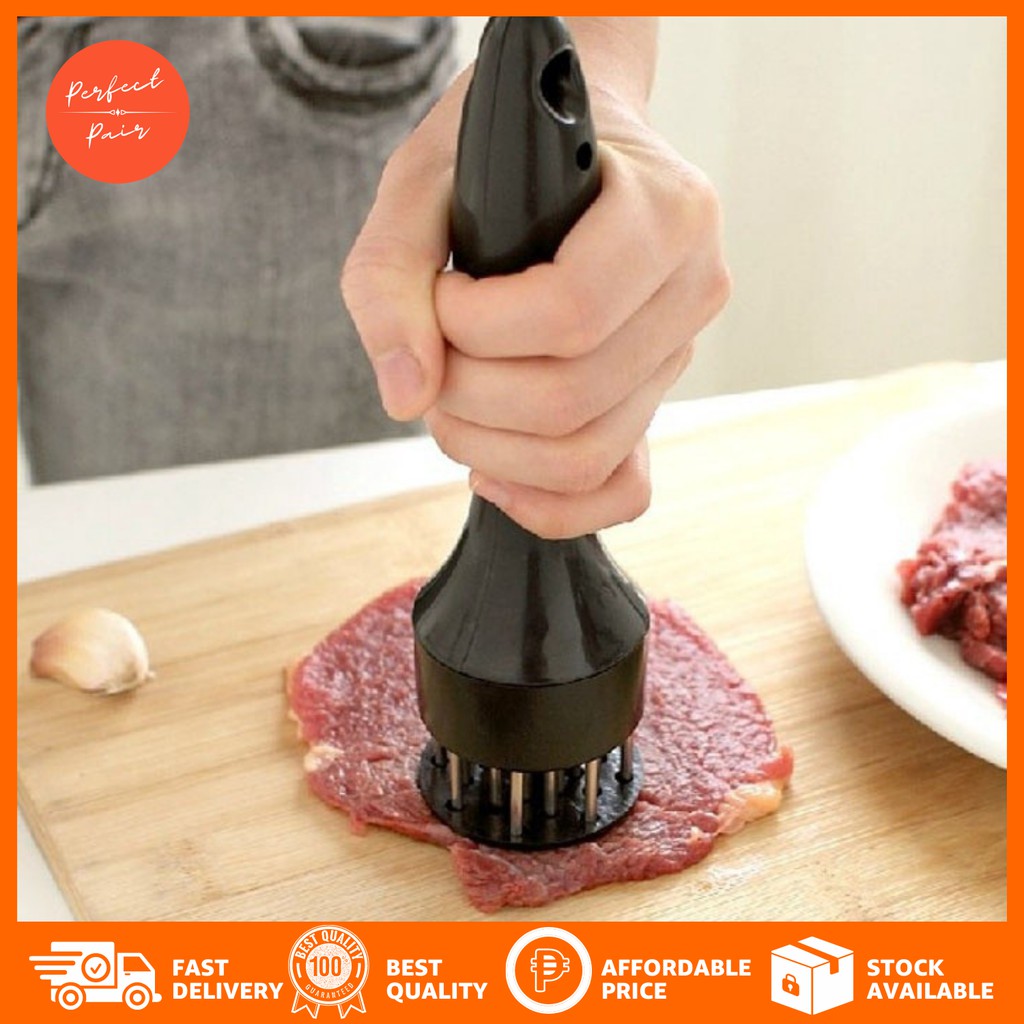 Meat Tenderizer Tool With Ultra Sharp Stainless Steel Needle Blades Kitchen Tool For 3346