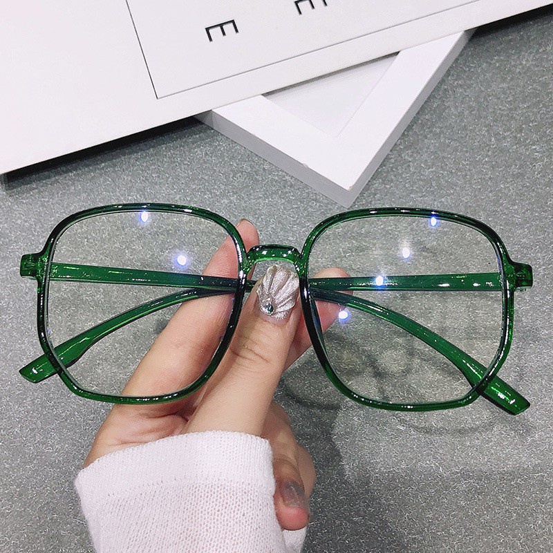 Roselife Square Frame Light Weight Eyeglasses Women Men Clear Lens big ...