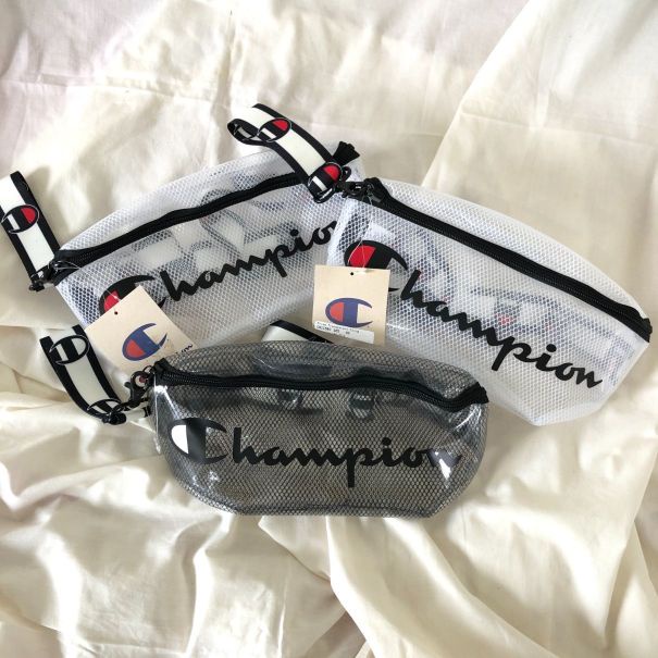 Clear champion top fanny pack