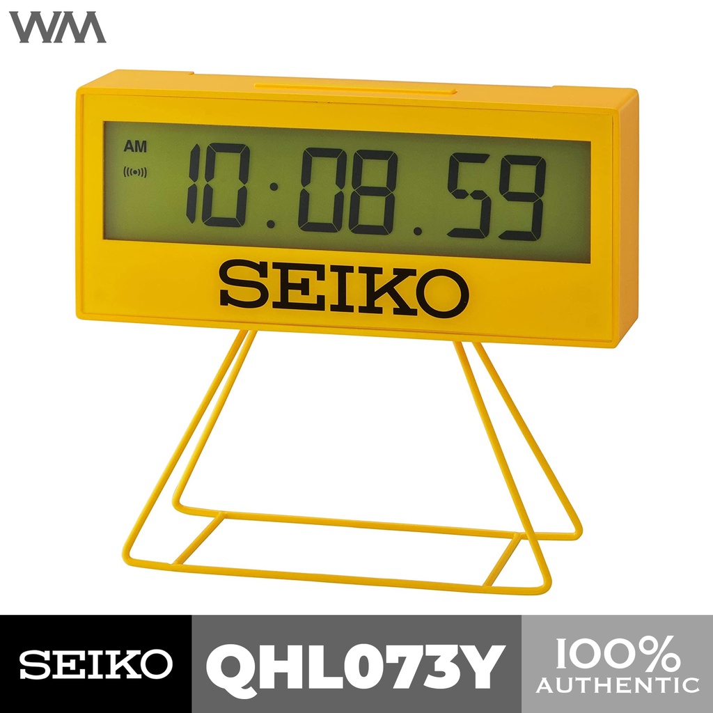 Seiko Large Digital LCD Desk Table Clock QHL073Y Shopee Philippines