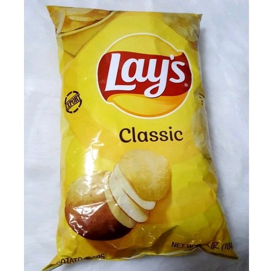 Lays Classic Potato Chips Net Wt1842g Shopee Philippines 3559