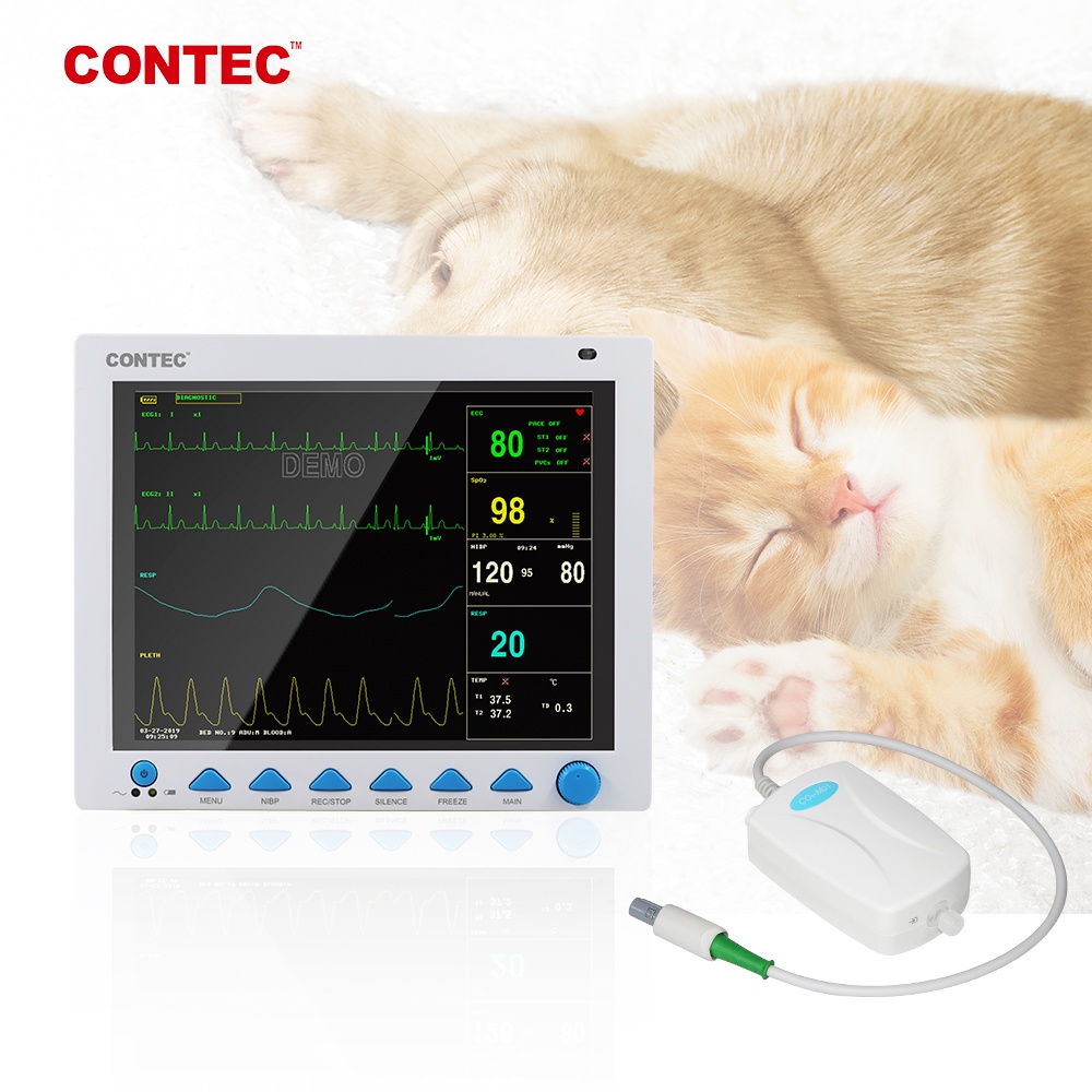 CONTEC Veterinary ICU vital Signs Patient monitor Multi-Parameter ...