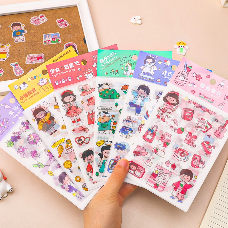 Cute Hand Account Sticker Creative Mobile Phone Decoration Material ...