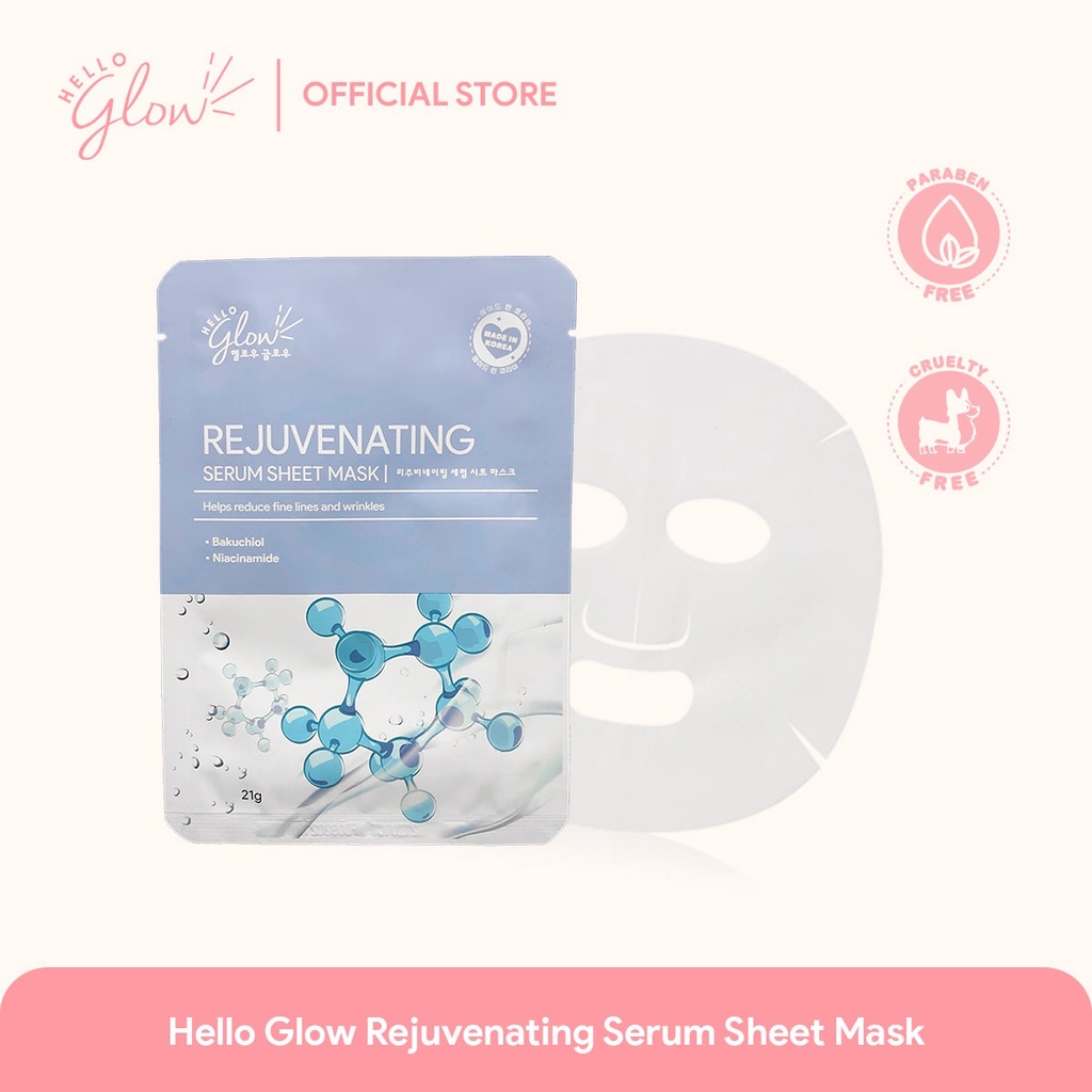 Hello Glow Serum Sheet Mask - Rejuvenating | Shopee Philippines