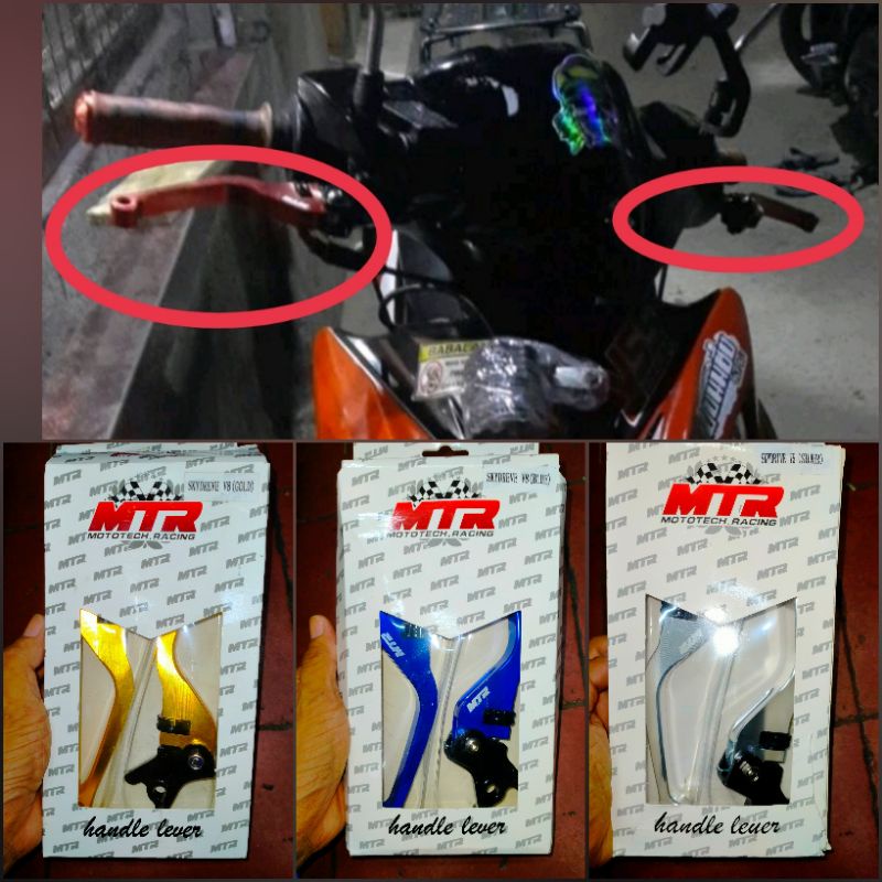 New brake lever for Suzuki skydrive 125 carb (plug and play) | Shopee ...