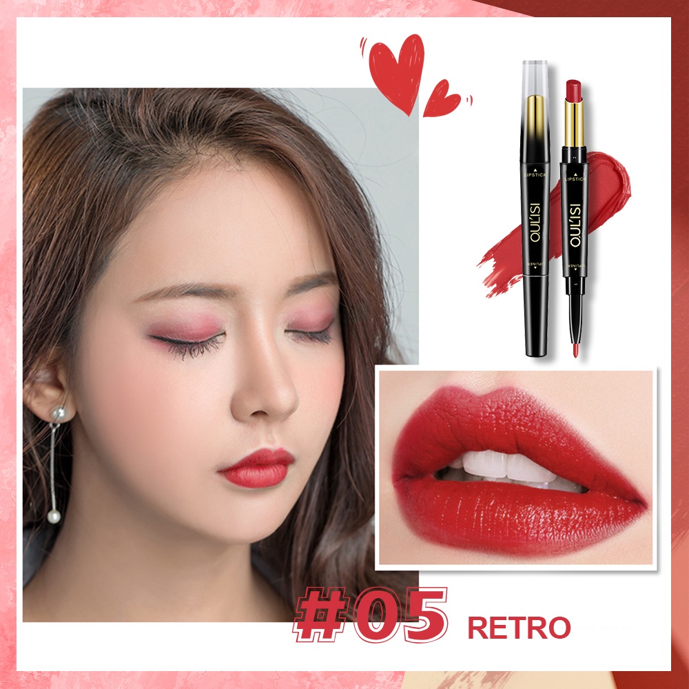 OULISI Lip Liner Pencil Matte Highly Pigmented Lipstick Lipliner