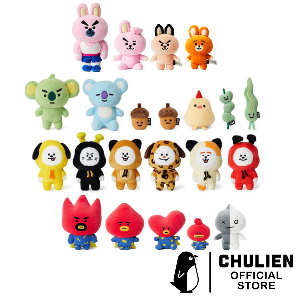 BTS BT21 Universe SET Stuff Toys Plushy - Tata | Mang | Cooky | Chimmy ...