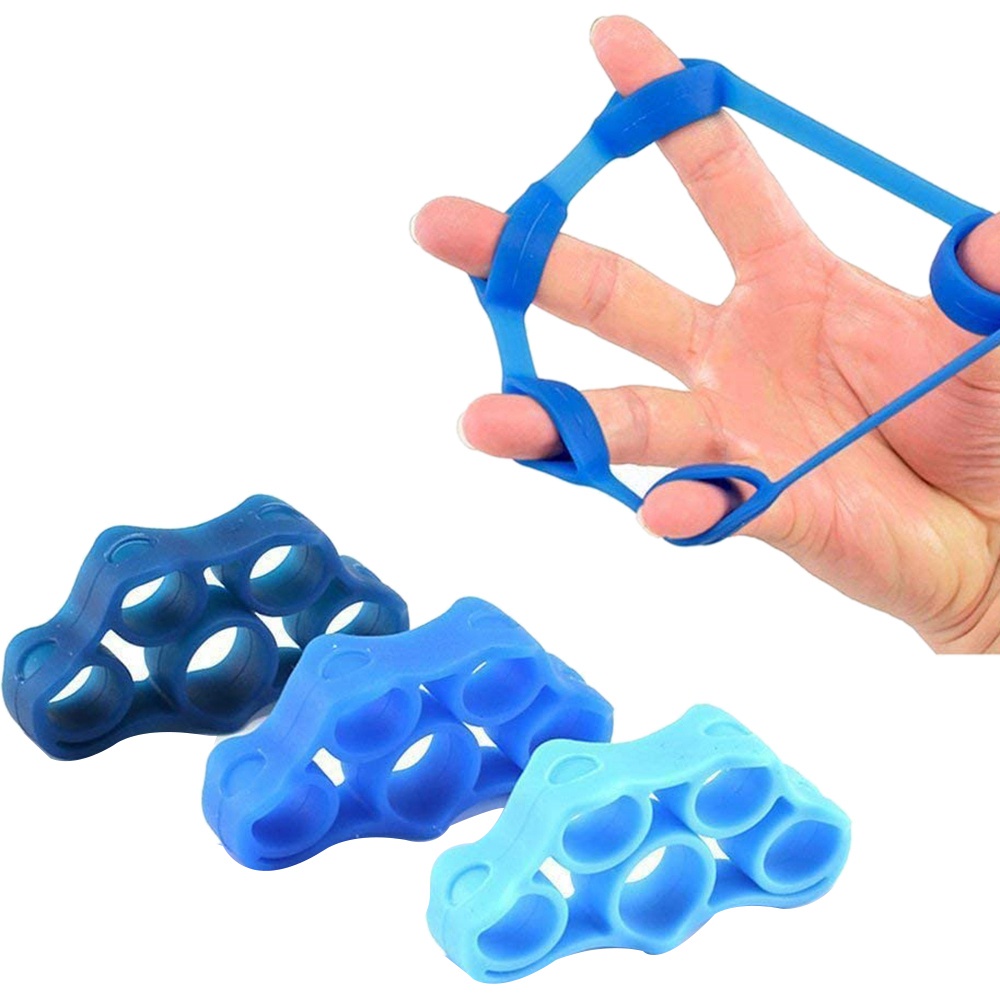 3 in 1 Finger Stretcher Resistance Bands Hand Extensor Exerciser Finger