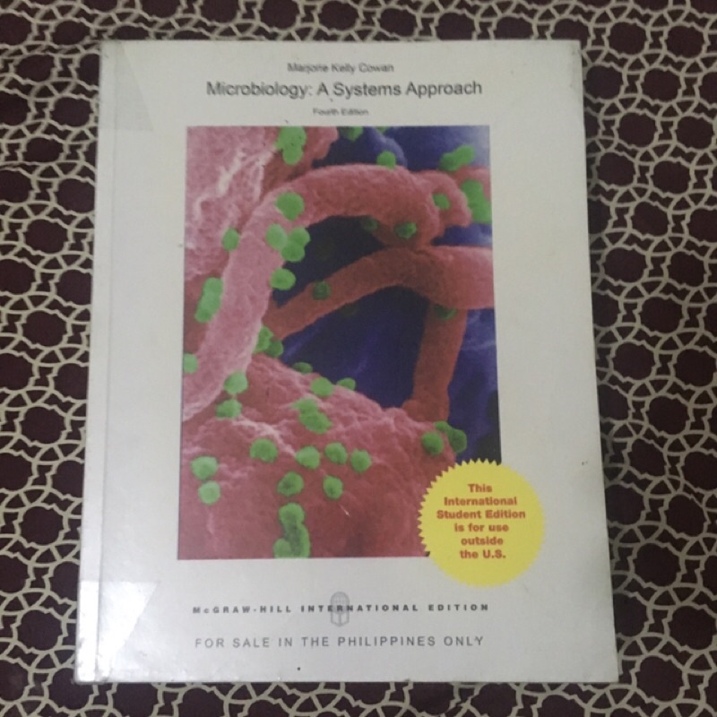Microbiology A Systems Approach By Marjorie Kelly Cowan 4th Edition Shopee Philippines 