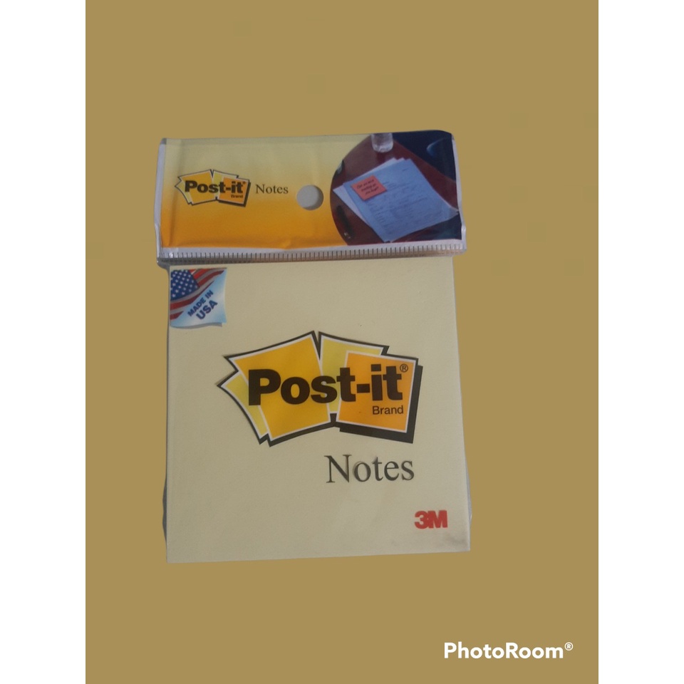 Note Paper 3M-654 Post-it 3x3 Inch (100 Sheets) | Shopee Philippines