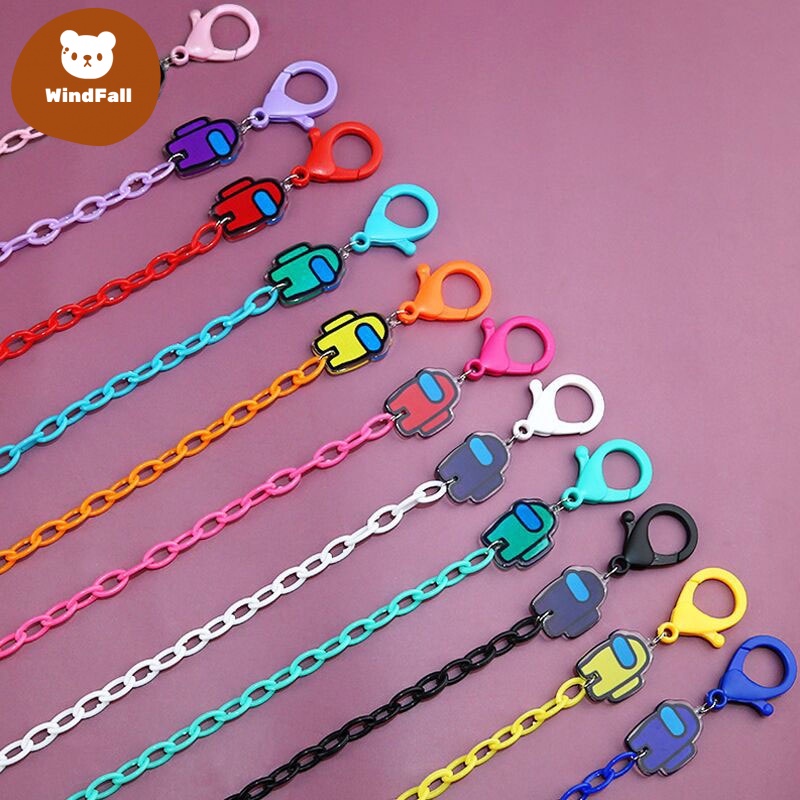 Unisex Mask Chain Multicolor Chain Necklace Mask Lanyard Glasses Chain ...