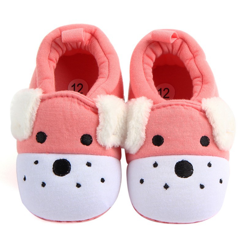 Cute Baby Shoes Newborn Toddler Boy Girl Crib Shoes Cartoon Animal Soft  Sole Non-slip Infant Baby Shoes for 0-12M