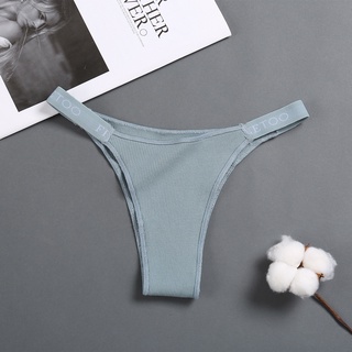 COD Women Bikini Letter Cotton Panties Female Underpants Ladies