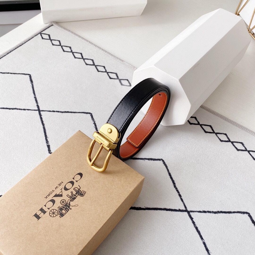 Coach coach belt finally comes out of women's belts, counter models