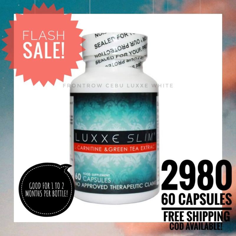 COD ONHAND Luxxe Slim L Carnitine and Green Tea Extract 100