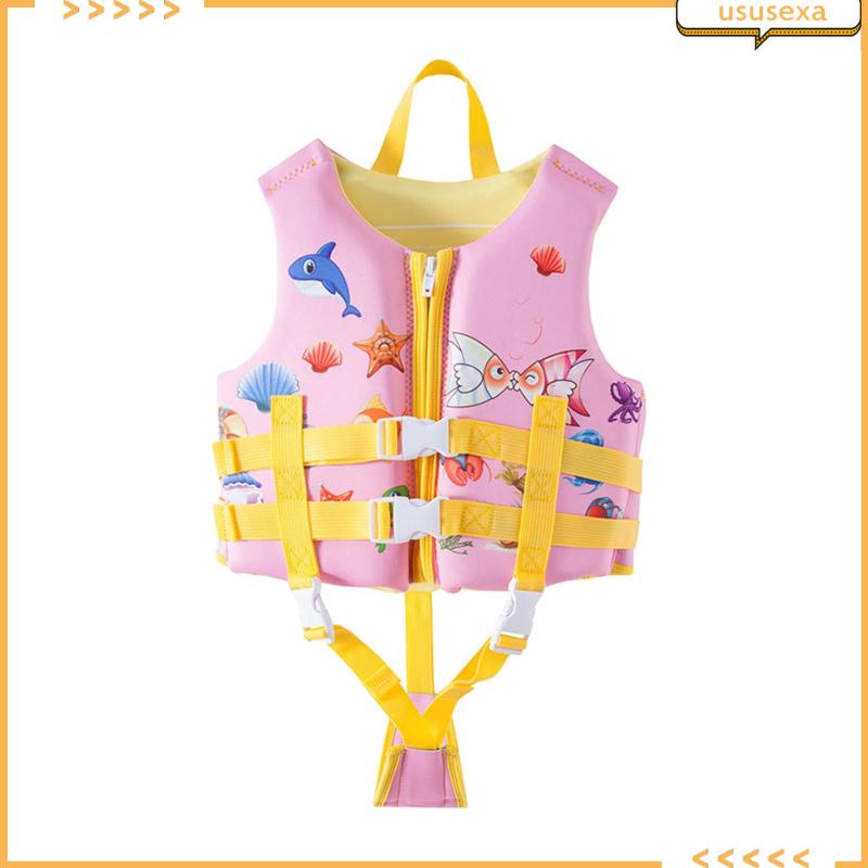 life vest for Kids Swim Vest Foam Lifejacket with Crotch Straps Pool