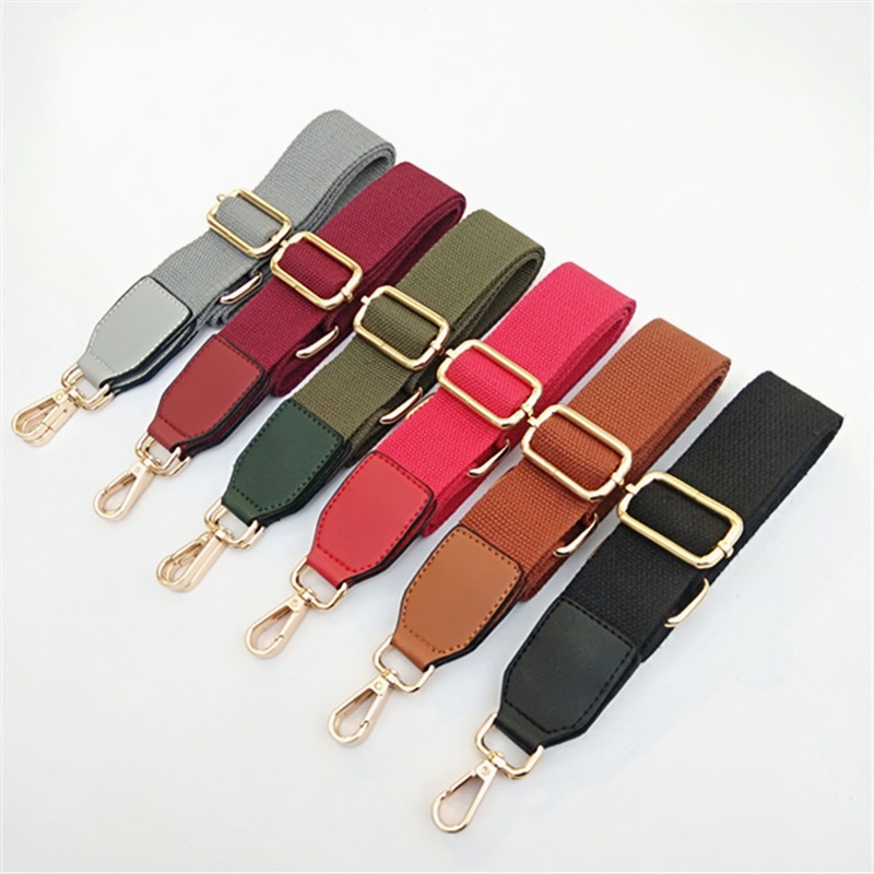 NANJU Solid Color Canvas PU Bag Strap 3.8CM Widened Lengthened Thickened Bag Strap Replacement for Sling Bag and Shoulder Bag Shopee Philippines