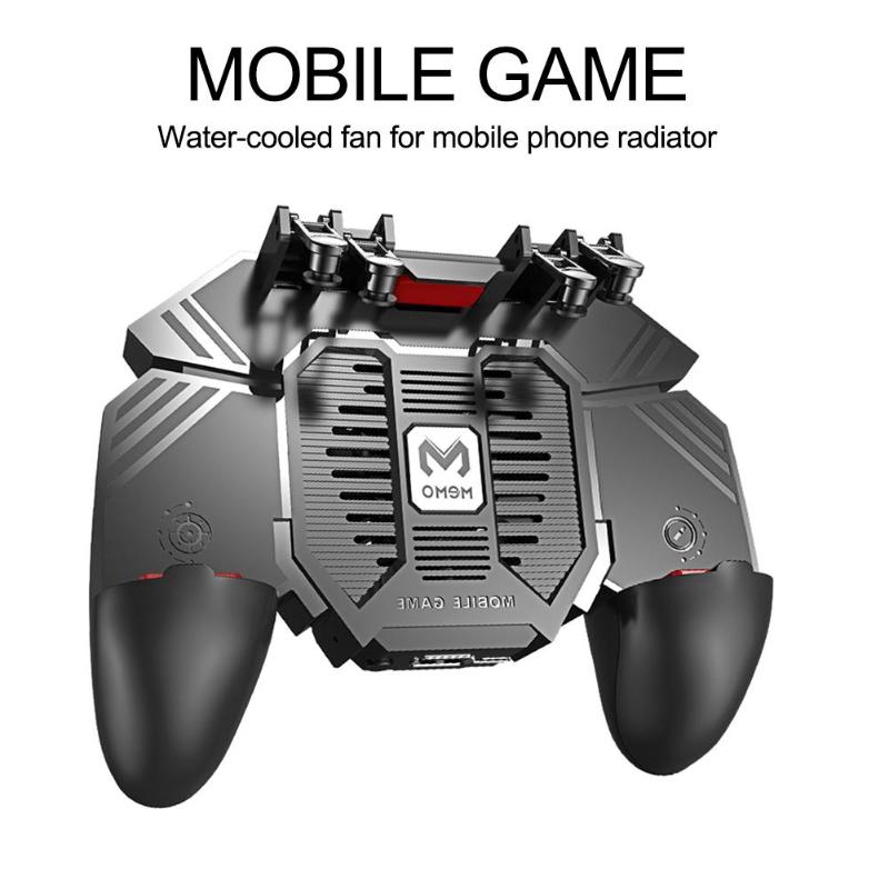 AK77 Cooling Fan Mobile Phone Gaming Gamepad Controller For PUBG L1R1 ...