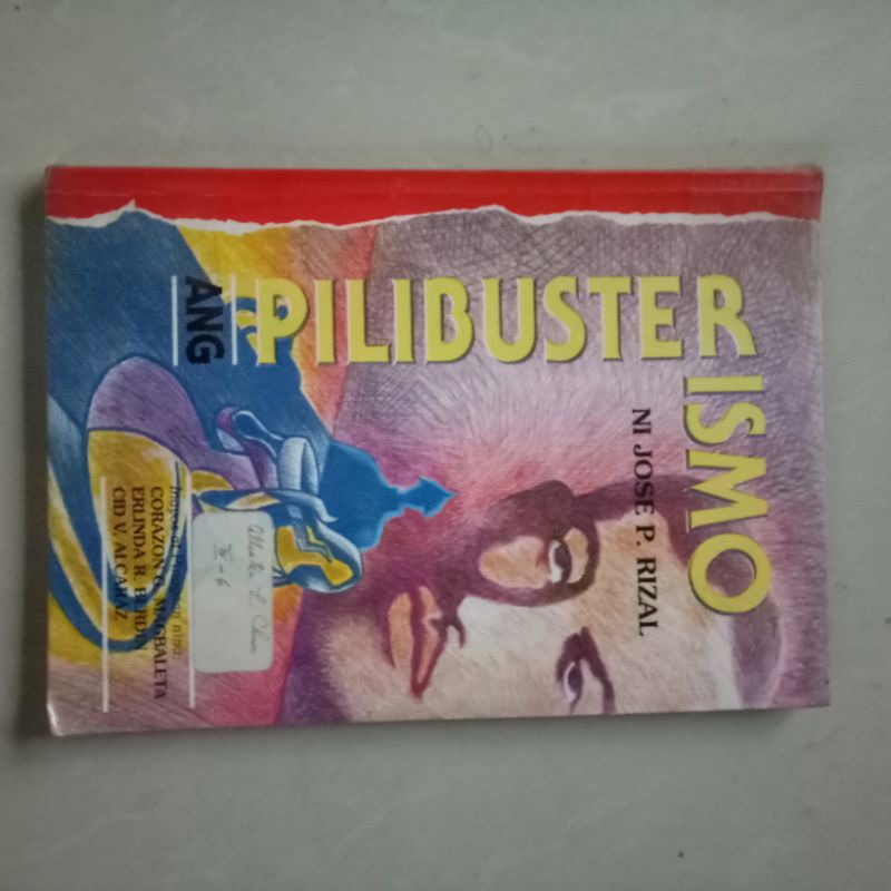 Ang Pilibusterismo Jose Rizal El Filibusterismo Filipino Book Pre Loved