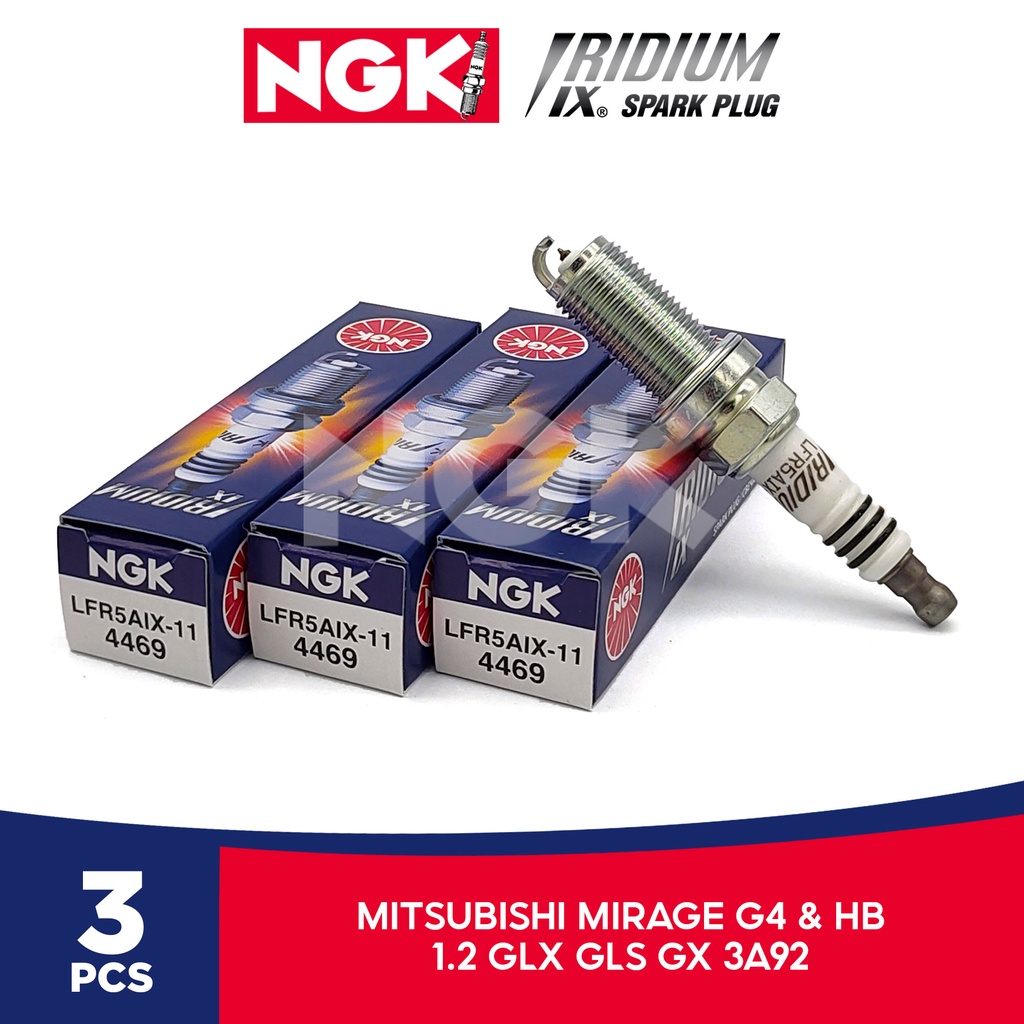 NGK LFR5AIX11 Iridium IX Spark Plug for Mitsubishi Mirage G4 Hatchback 2013 up 3Pcs Shopee