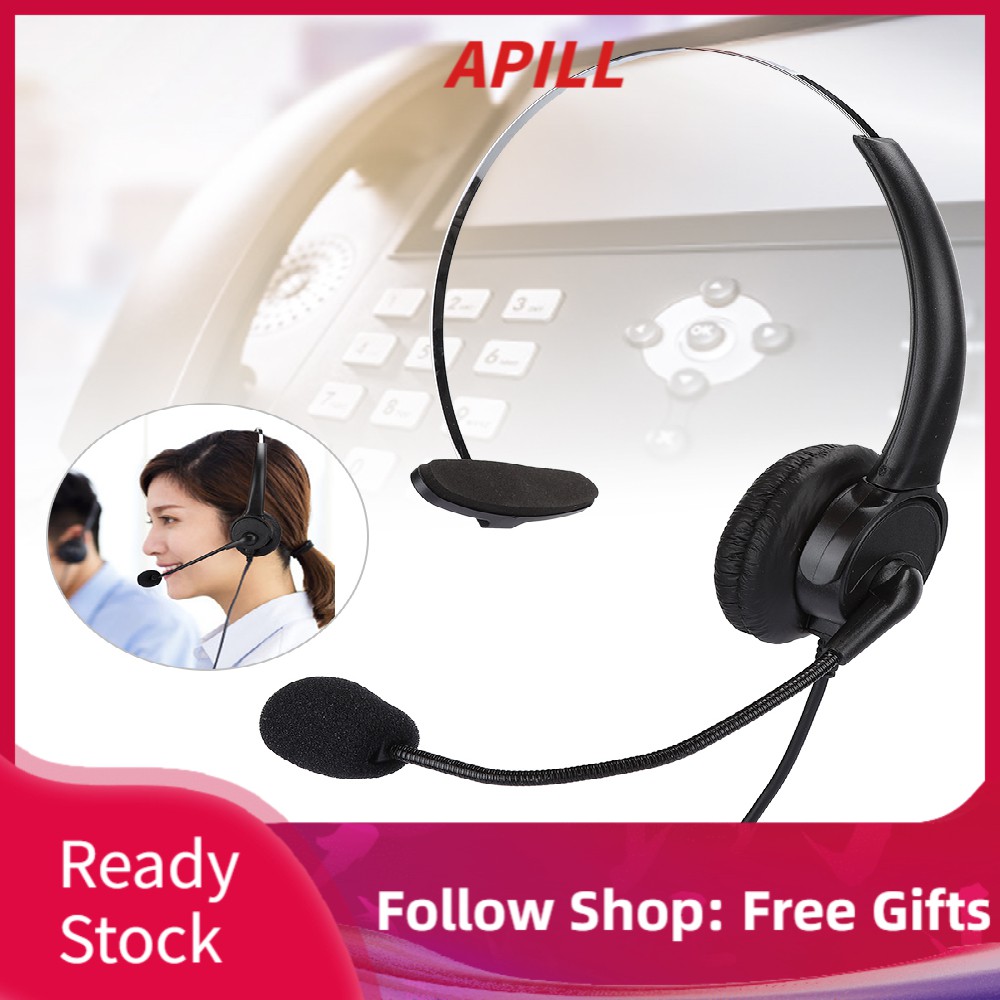 [Seller Wired Headphone Telephone Headset Landline Phone