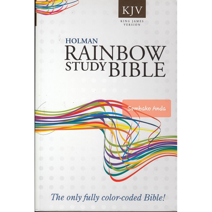 A) KJV Rainbow Study Bible. King James Version English Bible. | Shopee ...