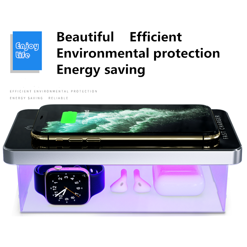 UV Sterilizer Box Foldable UVC Mobile Phone Wireless Charging