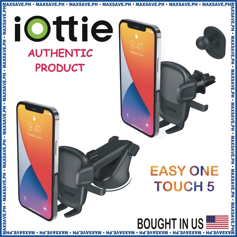 iOttie Easy One Touch 5 Dashboard & Windshield Car Mount Phone Holder (Air Vent) Shopee