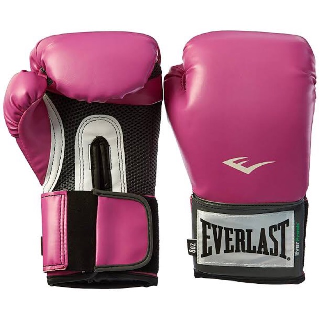 Everlast pink boxing store gloves 12 oz