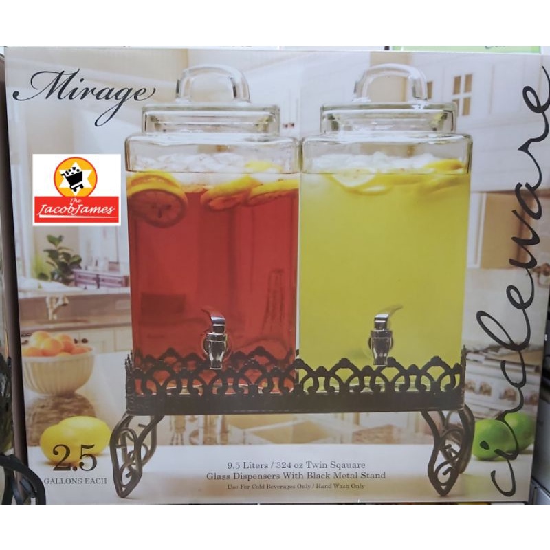 2.5-Gallon Mirage Dual Drink Dispenser