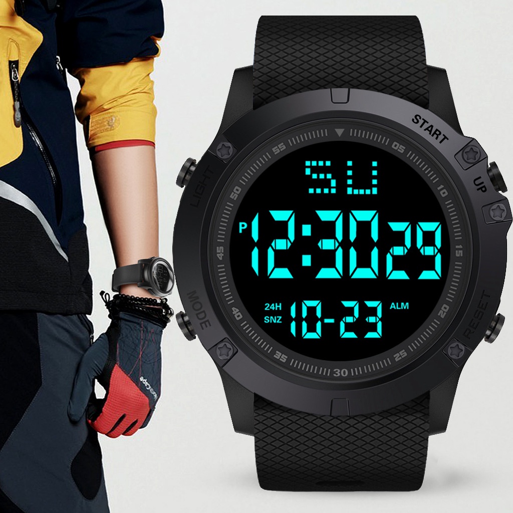 Large screen digital online watch