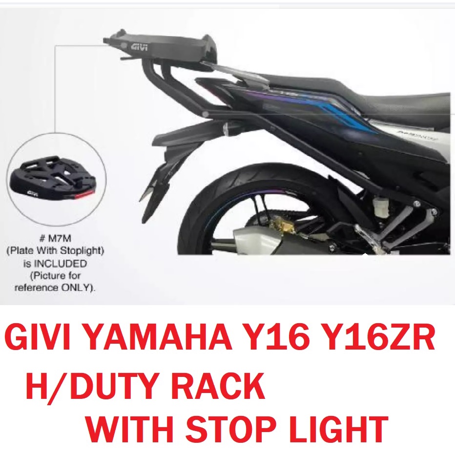 Givi Yamaha Y Y Zr Heavy Duty Extreme Rack With Stop Light