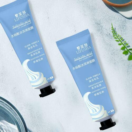 Salicylic Acid Ice Cream Mask Moisturizing Whitening Ultra Cleansing