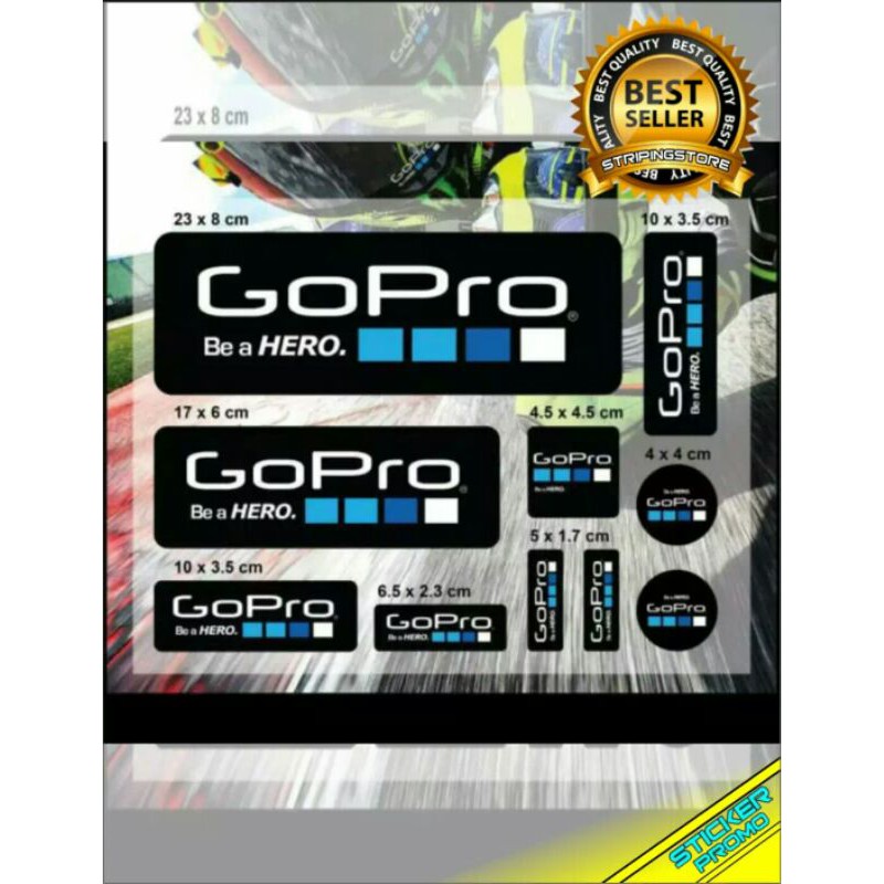 Gopro logo cutting sticker One set | Shopee Philippines