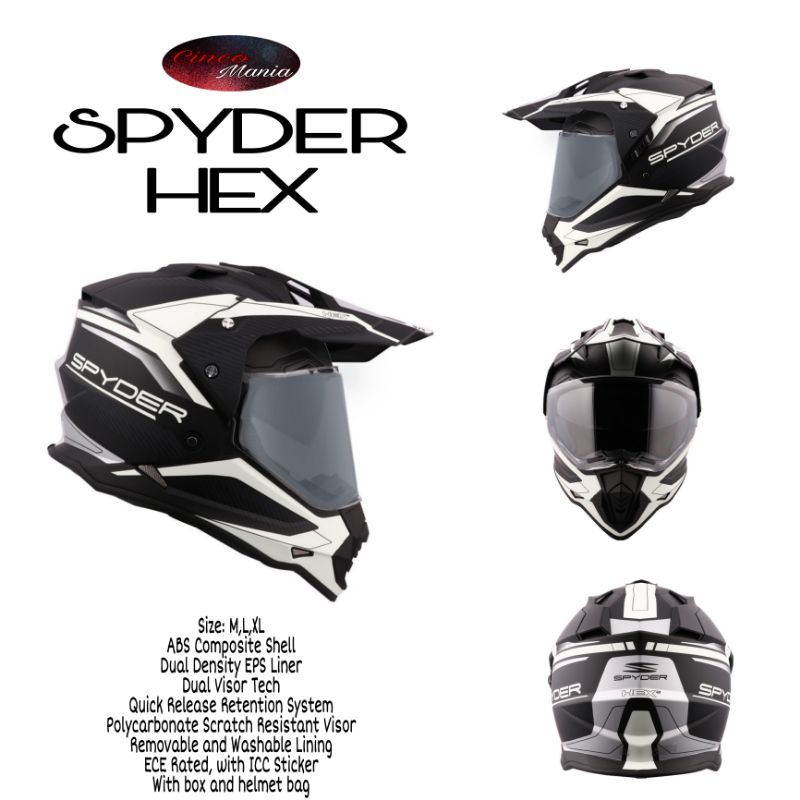 Spyder helmet hex hot sale 2.0