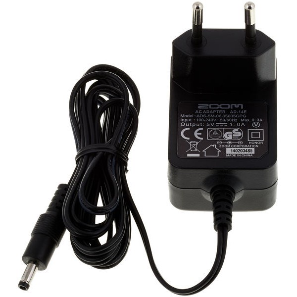 Zoom AD-14E Power Supply Adapter DC5 V for H4N, R16, R24 and Q3 ...
