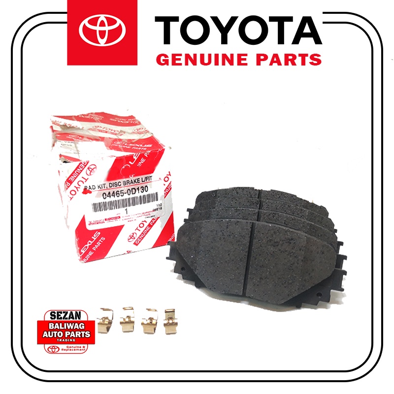 ORIGINAL TOYOTA FRONT BRAKE PAD SET VIOS 1.5 1NZFE 20132020 04465