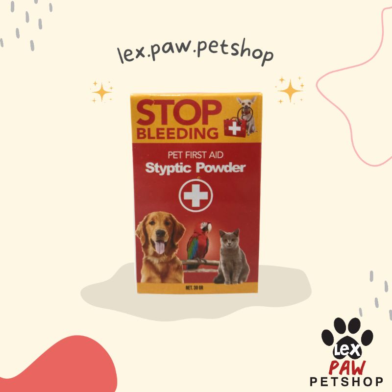 Stop BLEEDING PET FIRST AID STYPTIC Powerder 30GR | Shopee Philippines