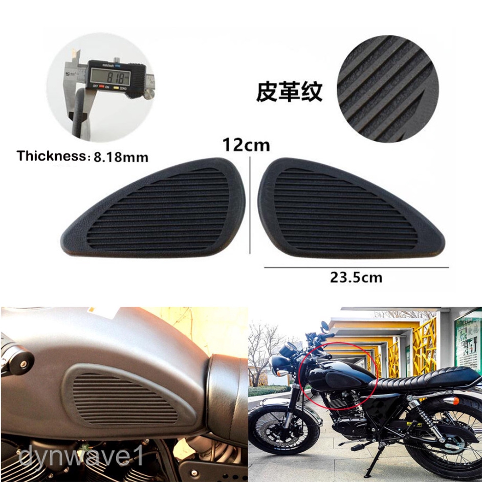 Fuel Tank Traction Side Pads Gas Fuel Stickers Cafe Racer | Shopee ...