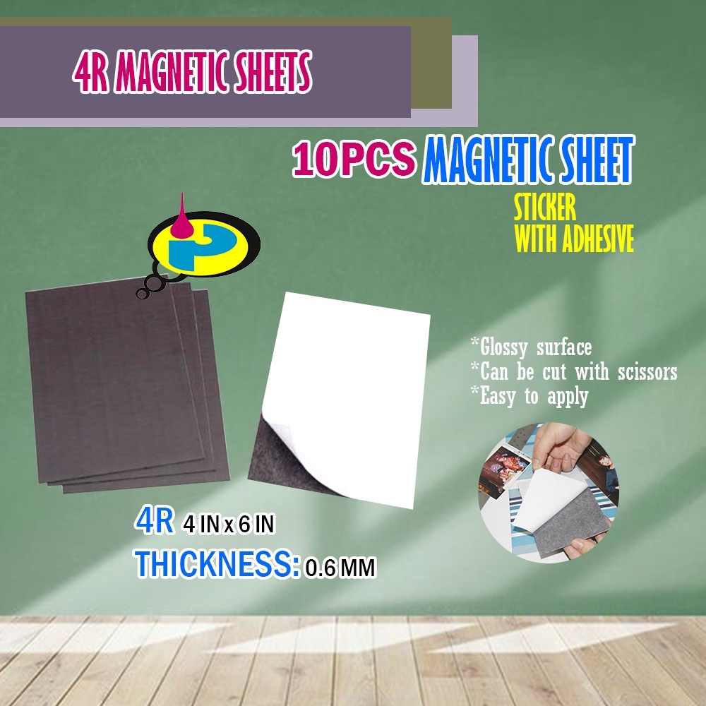 4 x 6 Glossy Magnet Sheet